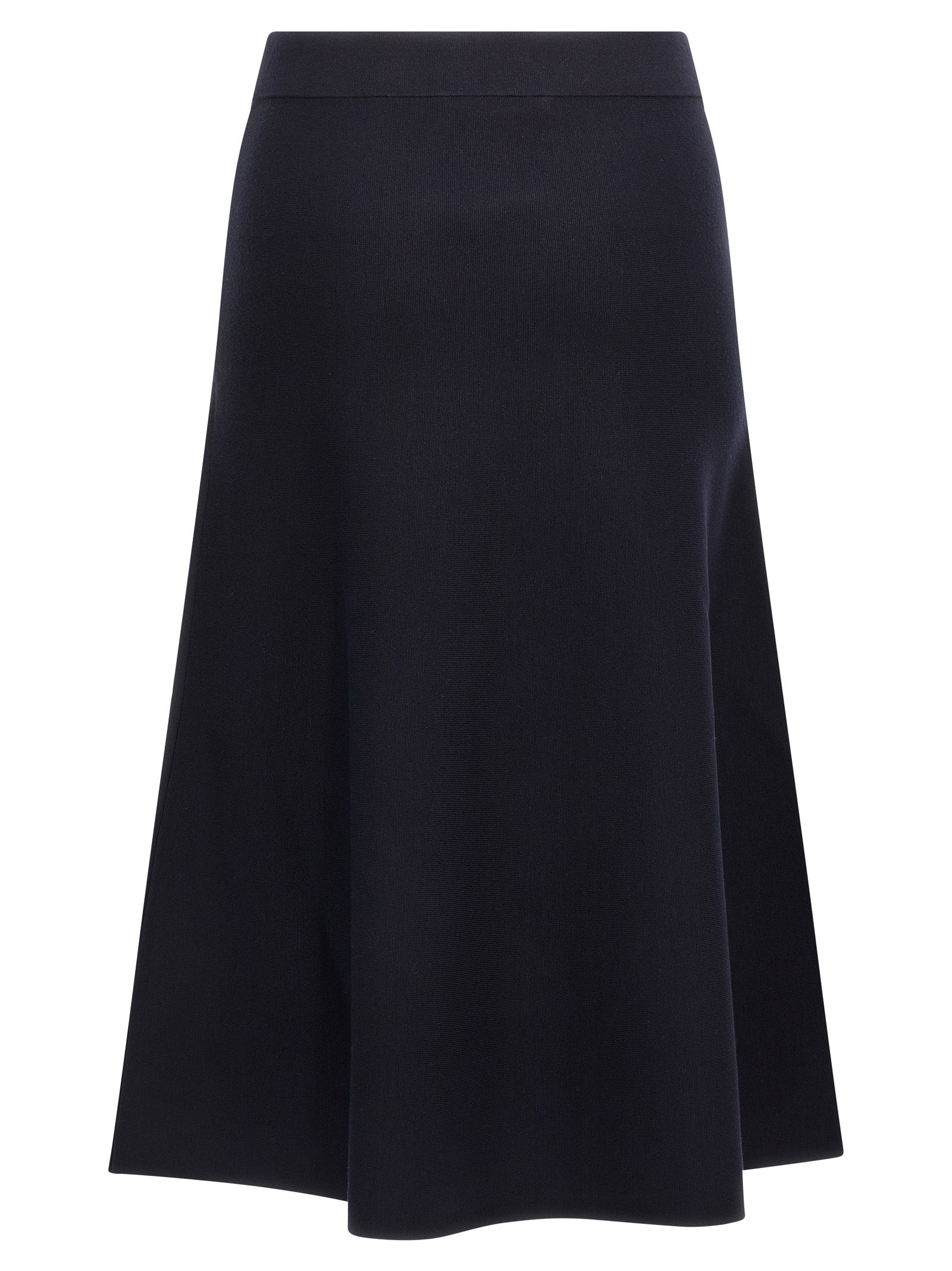 Falda midi Max Mara azul de viscosa