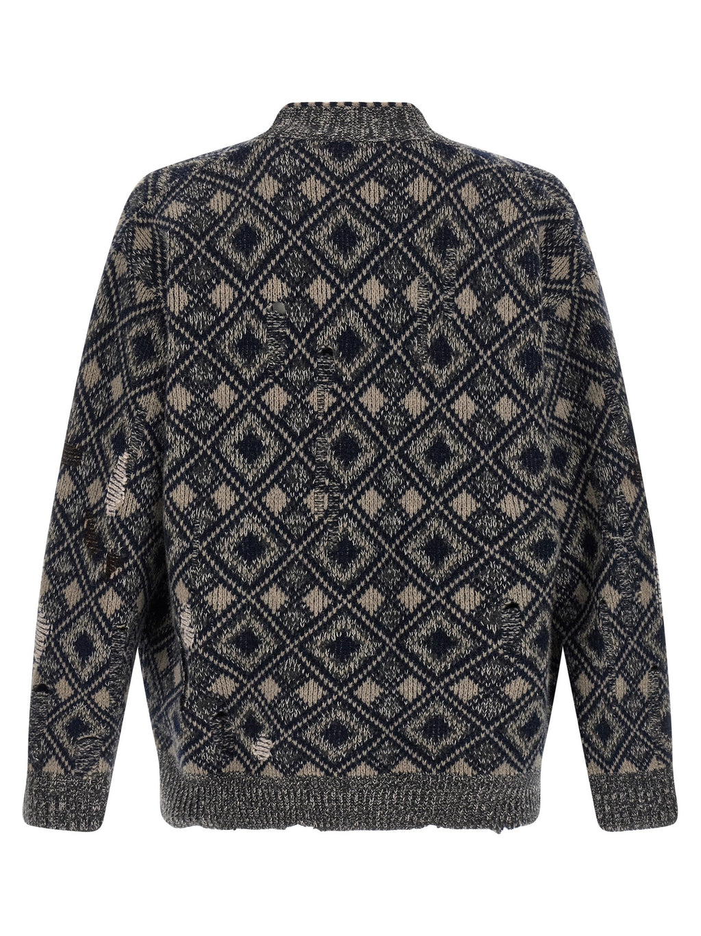 WALES BONNER Multicolor Merino Wool Cardigan