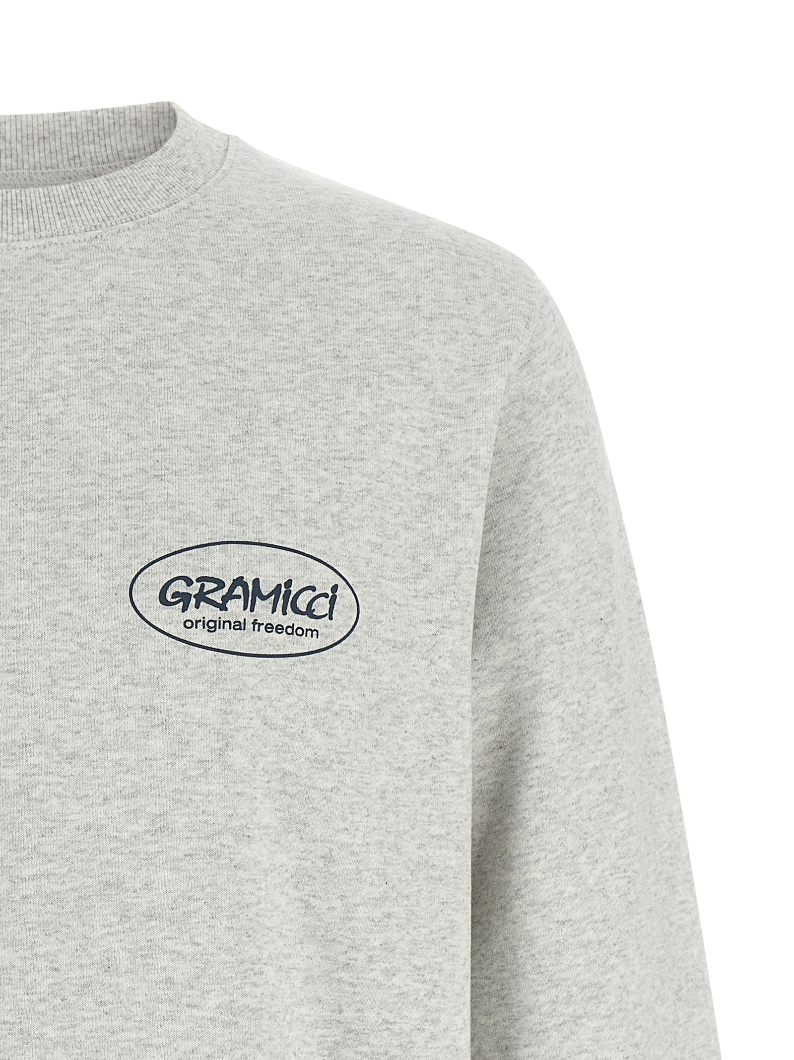 Sudadera de algodón gris Gramicci