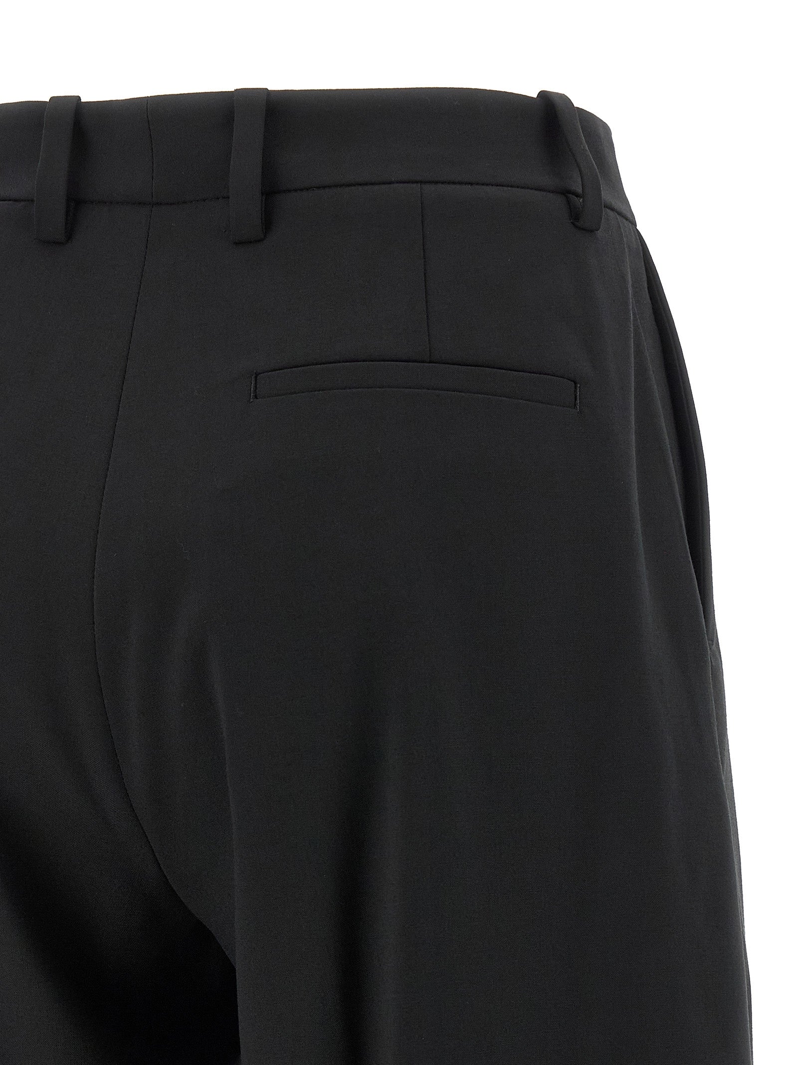 MONCLER GENIUS Pantalón de Vestir Negro de Poliéster