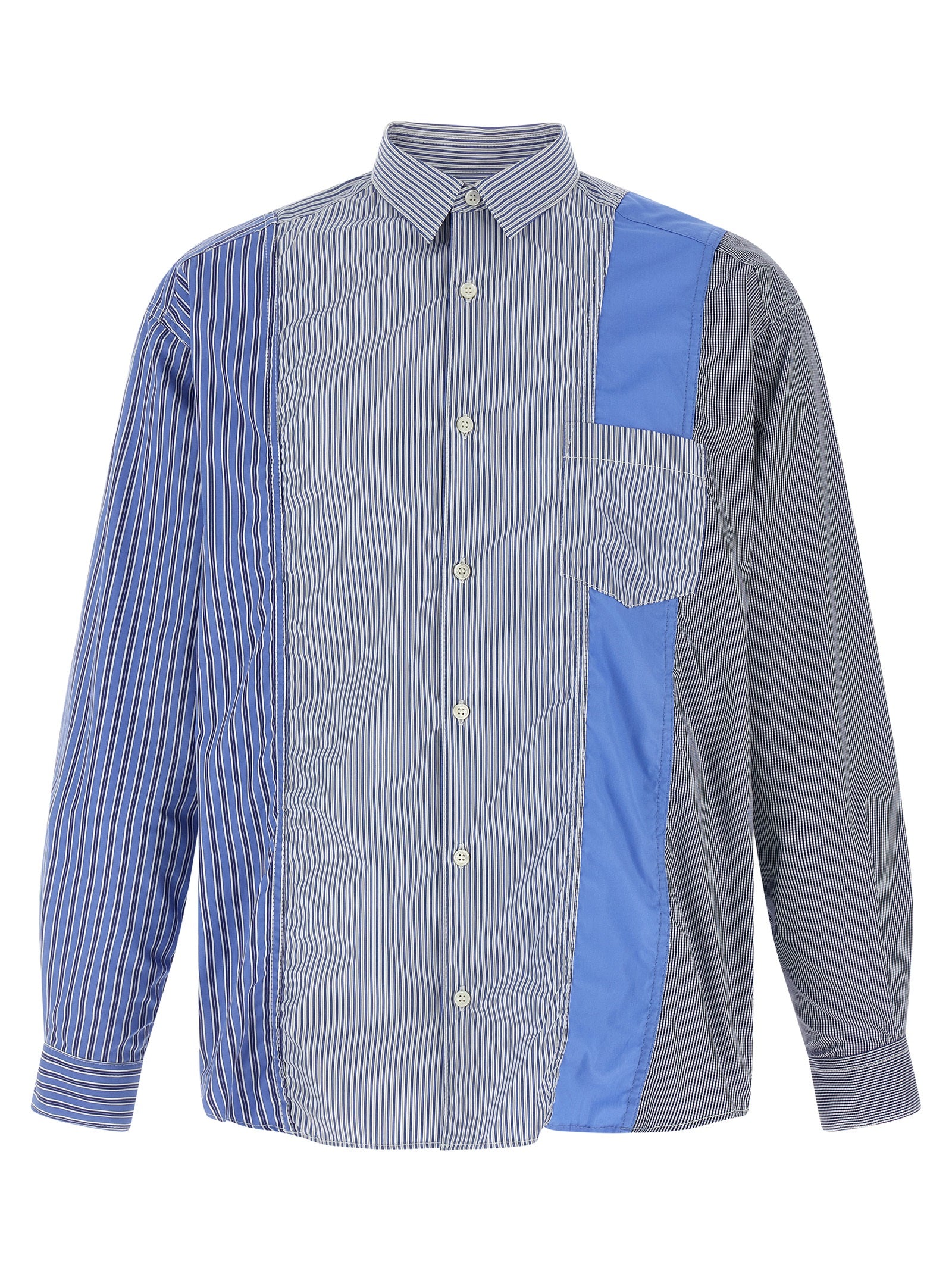 Blusa de algodón azul Comme des Garçons