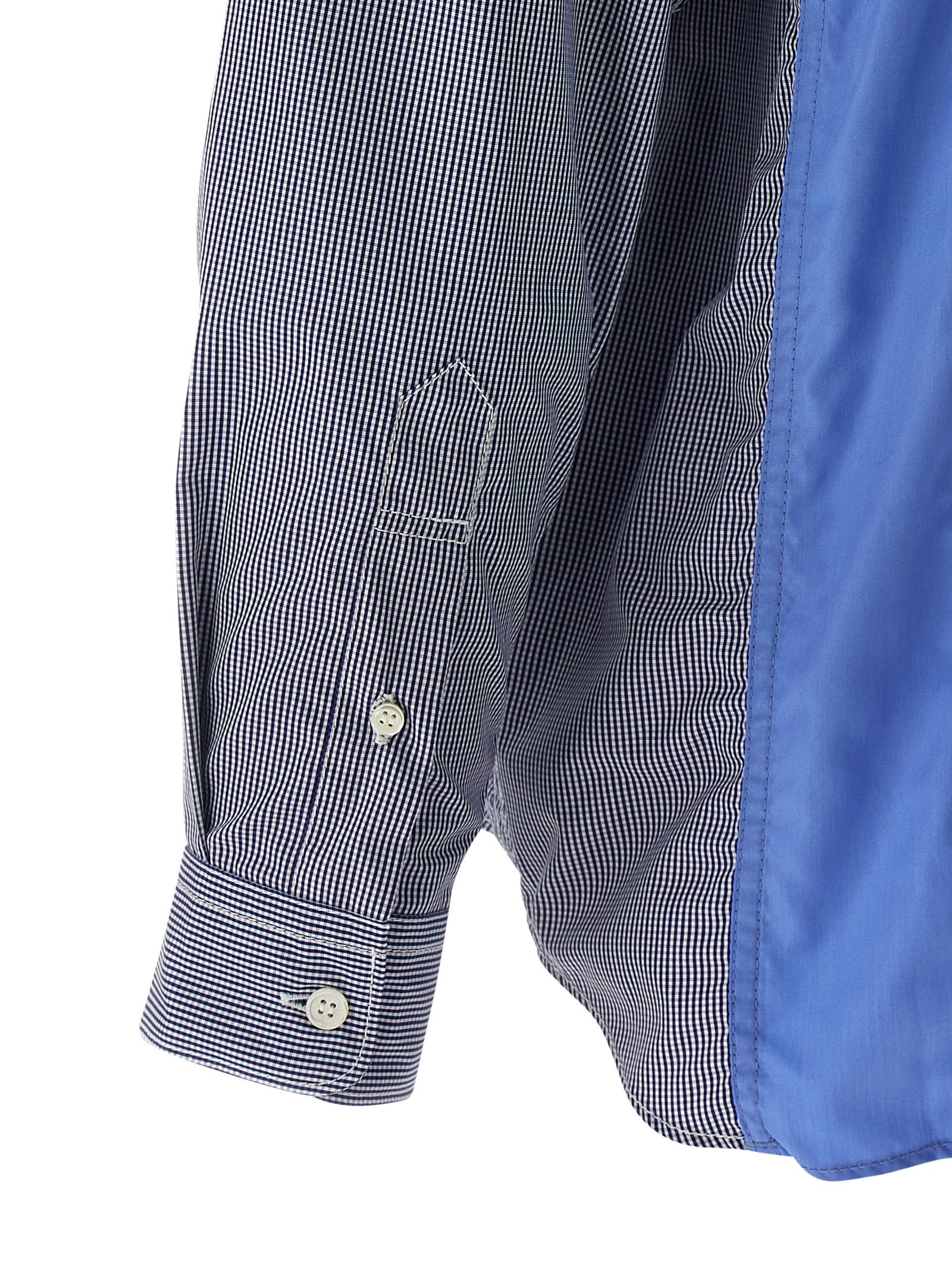 Blusa de algodón azul Comme des Garçons