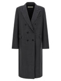 Dries Van Noten Gray Wool Coat
