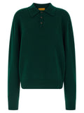Guest in Residence Bicolor Cashmere Polo Shirt
