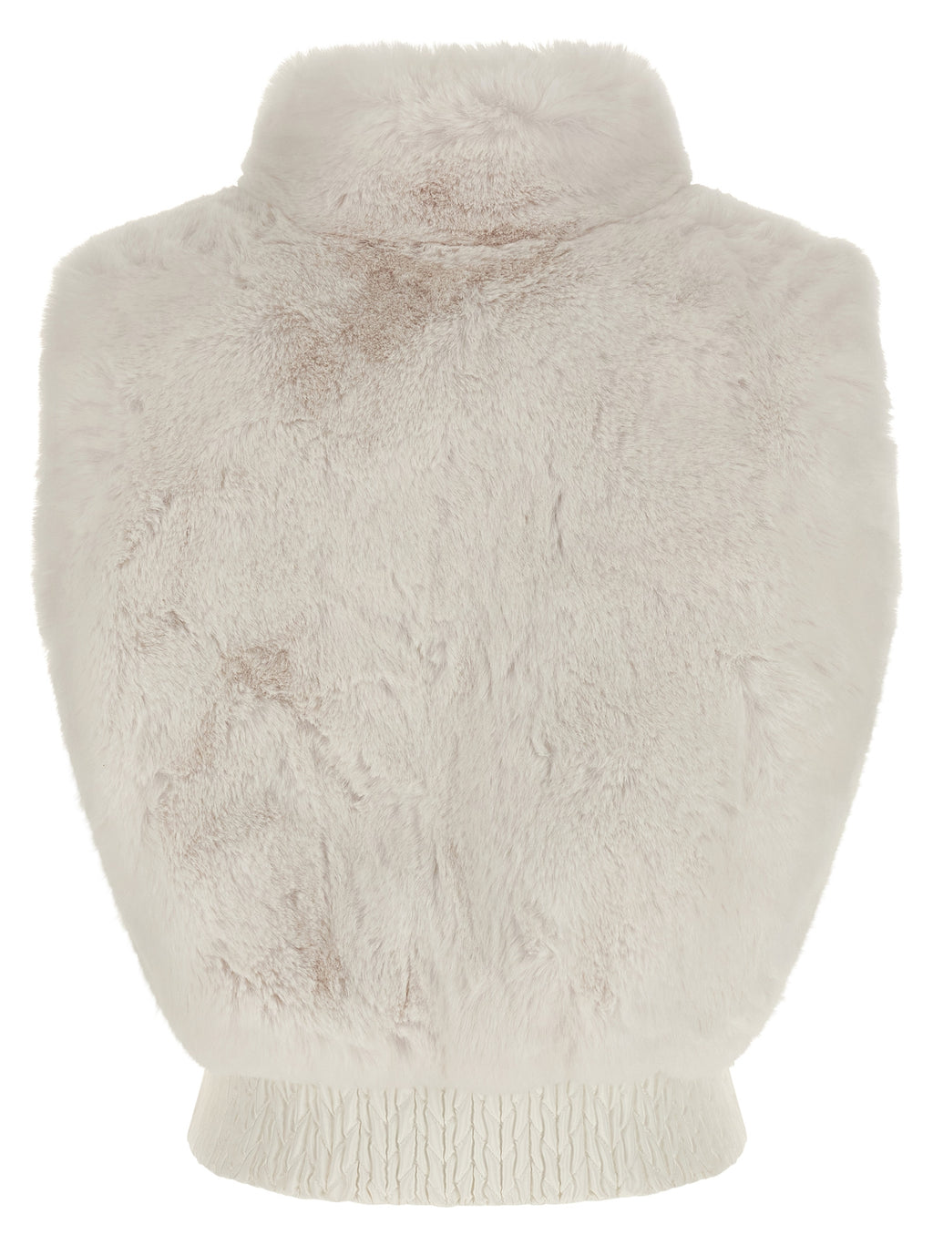 GOLDBERGH White Polyester Sleeveless Jacket