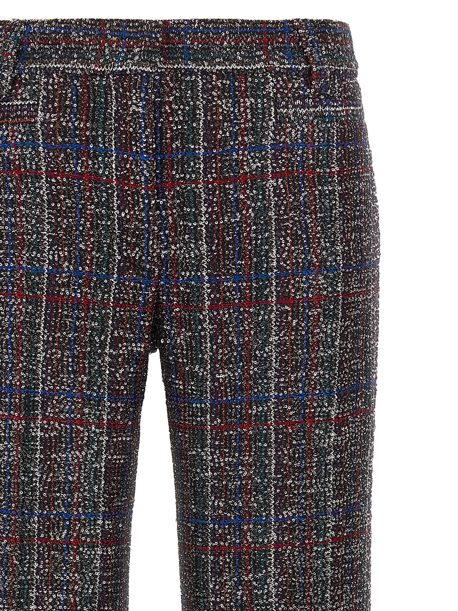 Pantalones acampanados de viscosa multicolor Missoni
