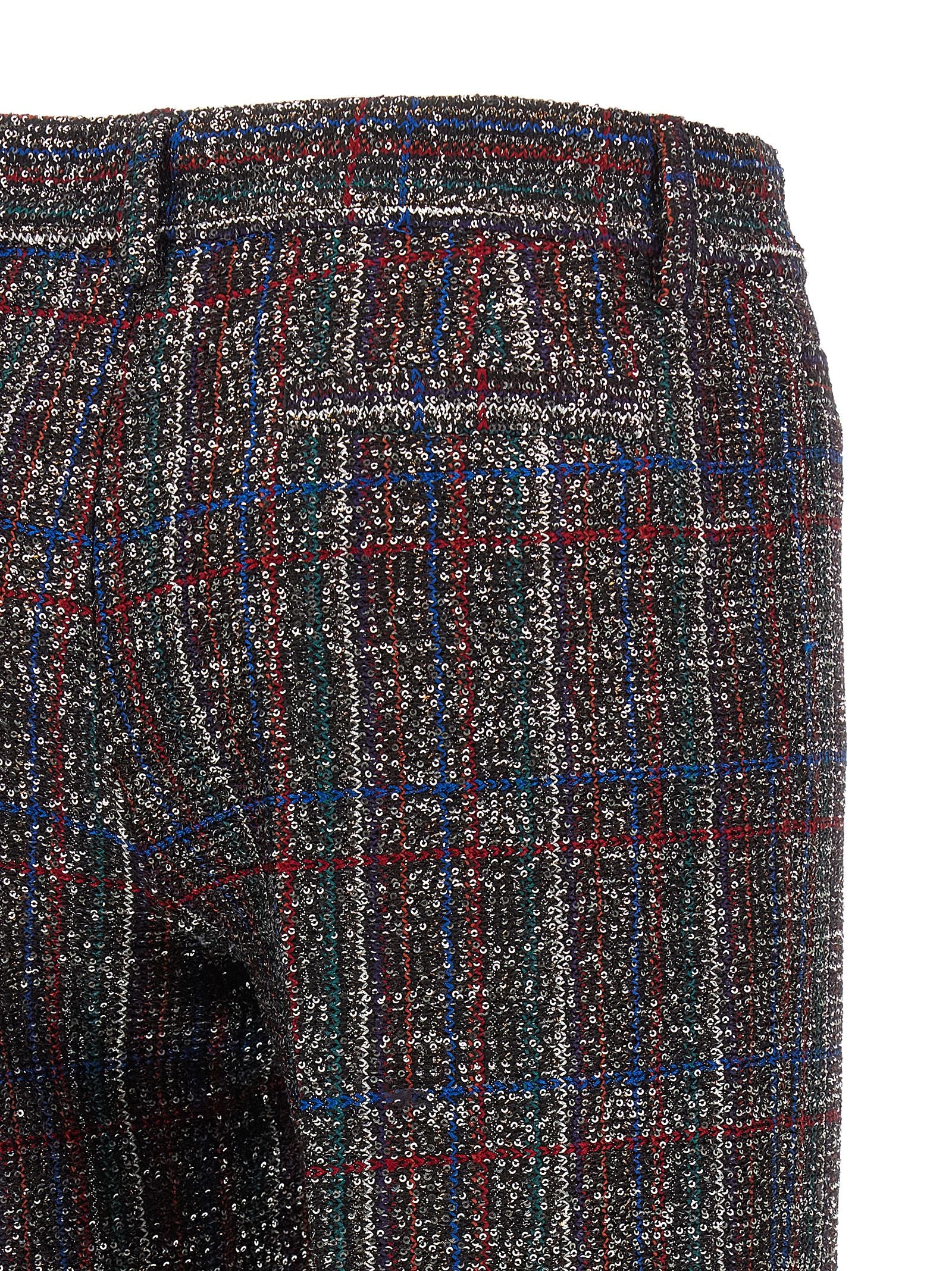 Pantalones acampanados de viscosa multicolor Missoni