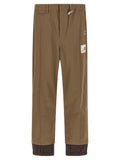 Maison Mihara Yasuhiro Bicolor Polyester Casual Pants