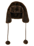 LOU ANDREA Brown Polyamide Ear Muffs