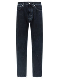 MM6 Maison Margiela Jeans Rectos de Algodón Negro