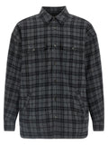 WILLY CHAVARRIA Gray Wool Full-Length Jacket