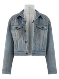 Chaqueta vaquera de algodón azul Balenciaga