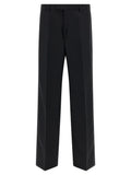Gucci Pantalón de Vestir Negro de Poliéster