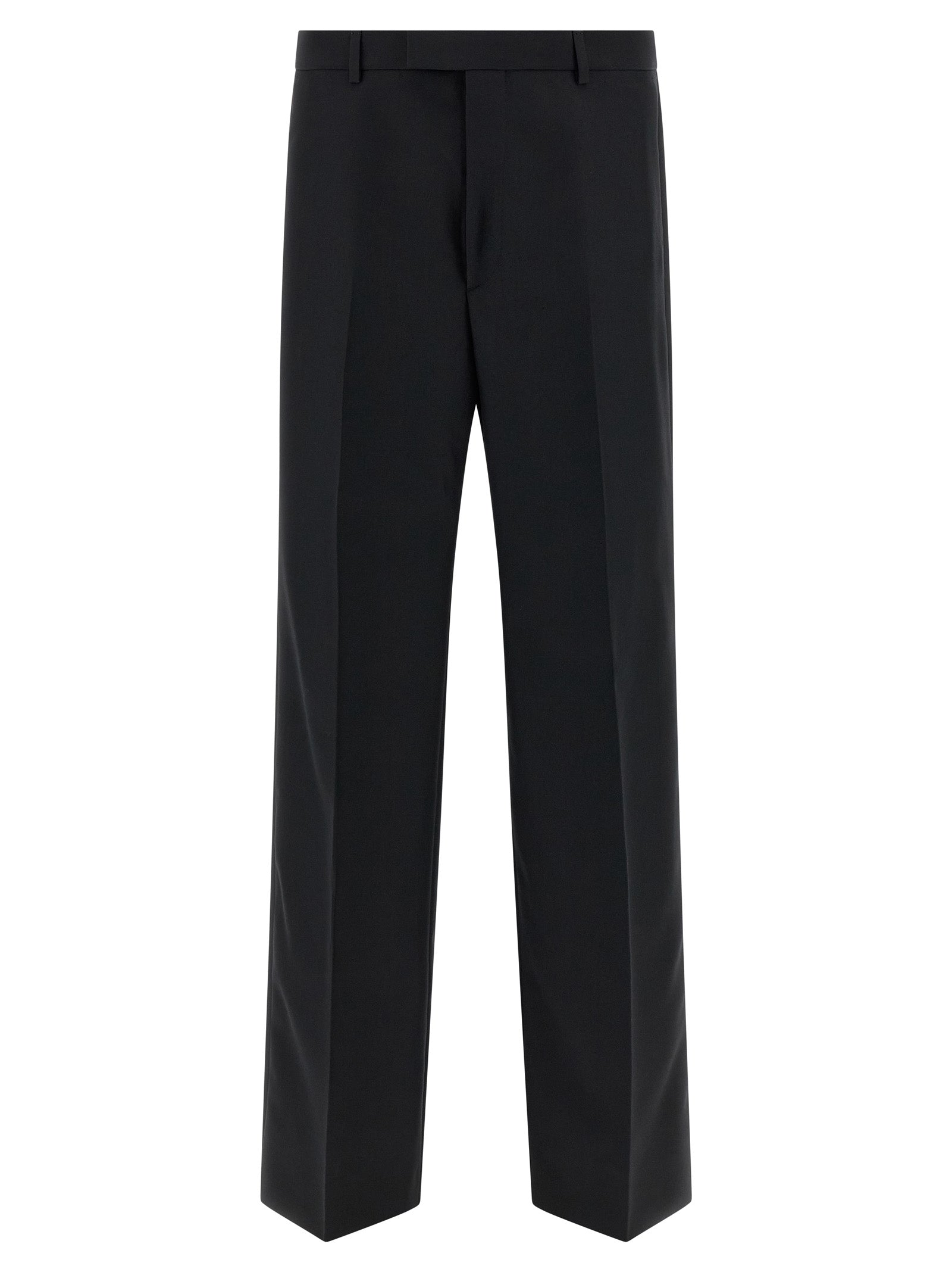 Gucci Pantalón de Vestir Negro de Poliéster