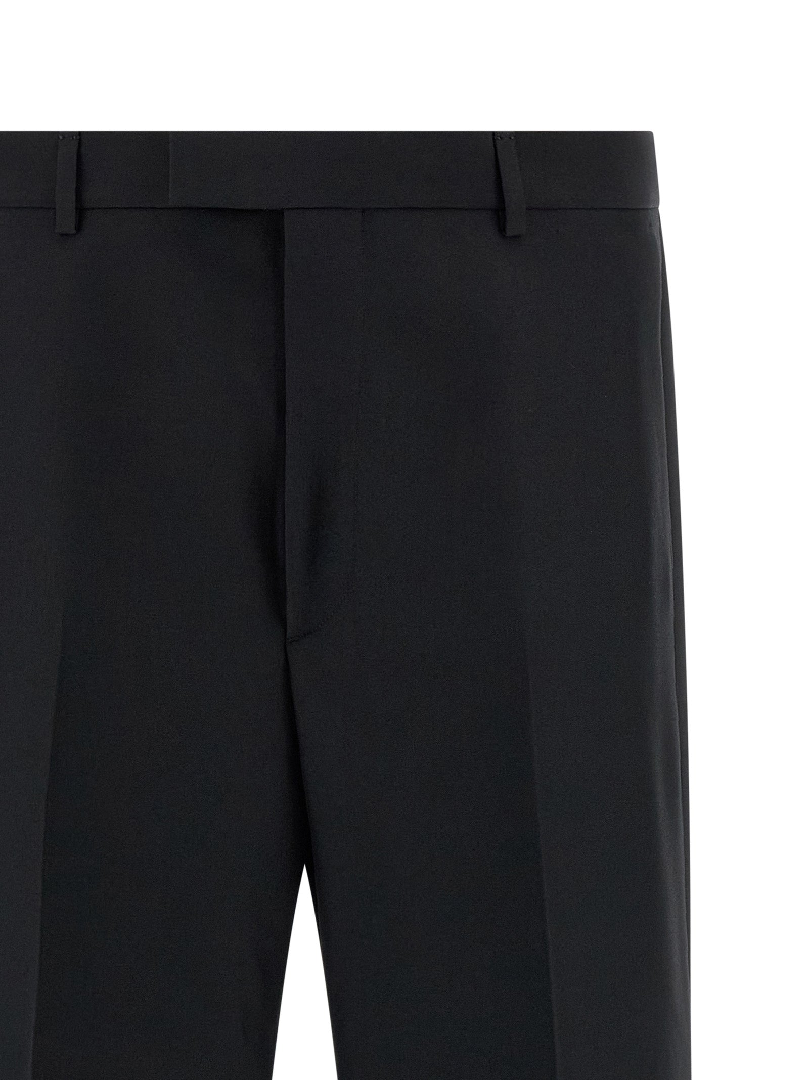 Gucci Pantalón de Vestir Negro de Poliéster