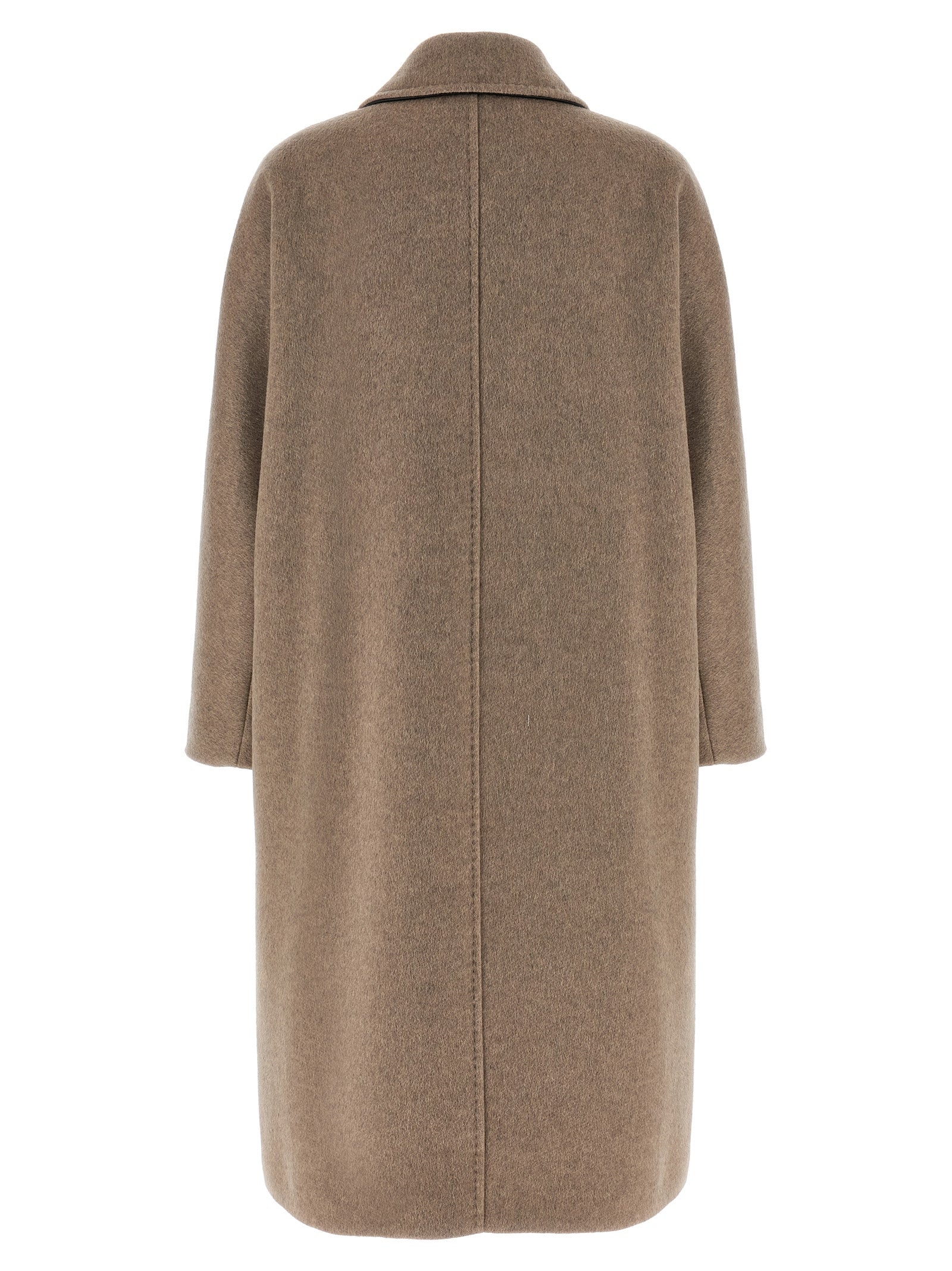 Abrigo Max Mara de cachemir beige