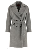 Abrigo Max Mara de Cachemir Gris