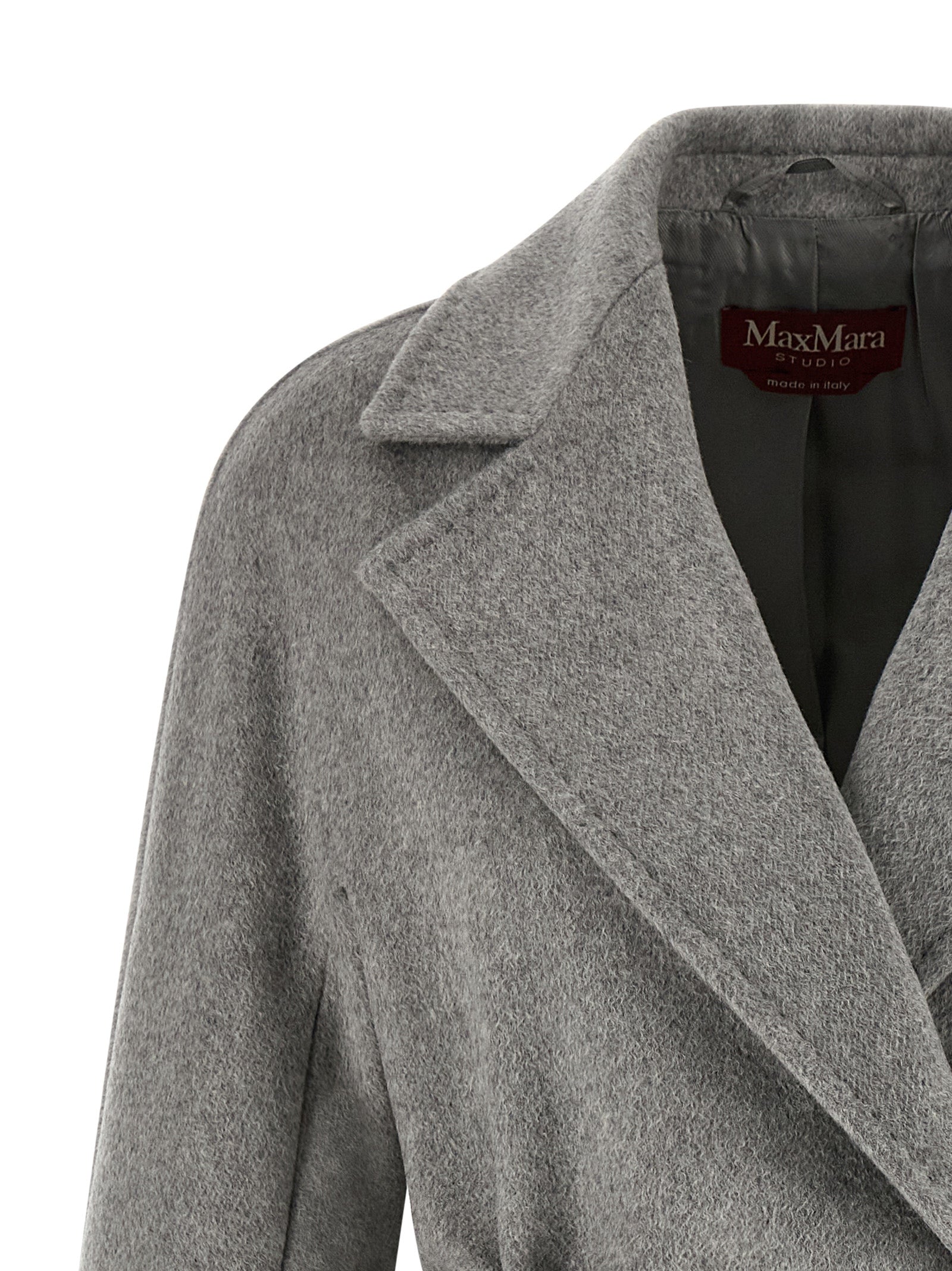 Abrigo Max Mara de Cachemir Gris