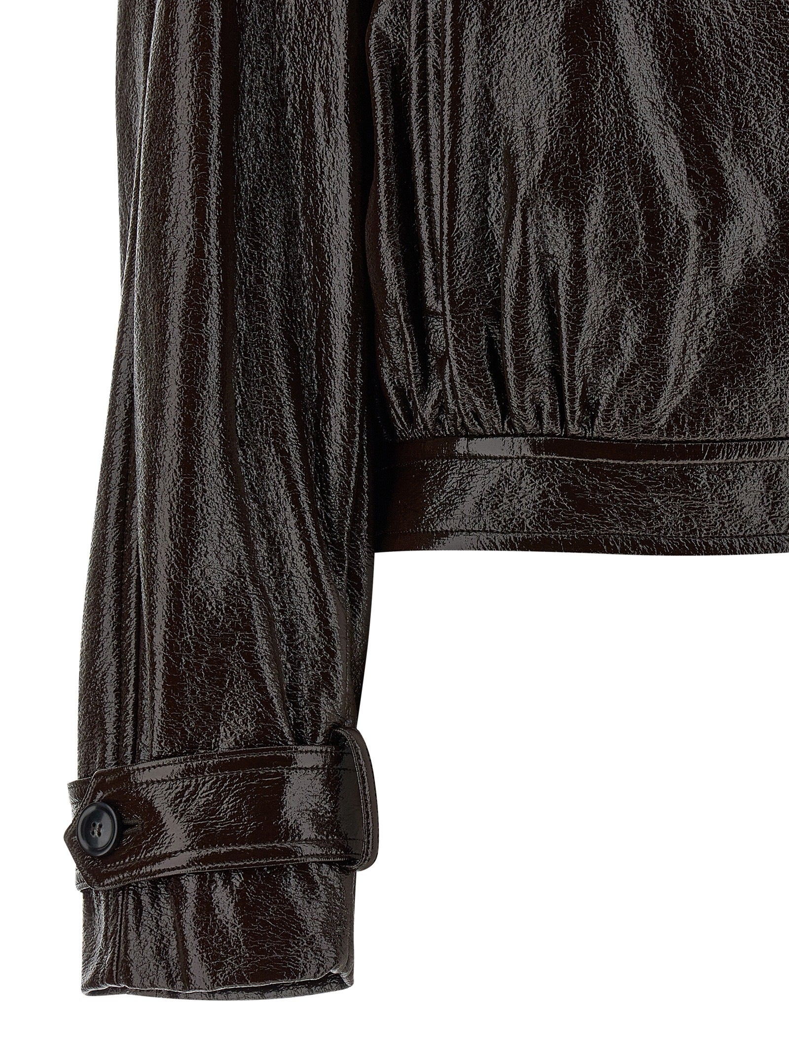 Abrigo Sportmax de algodón marrón