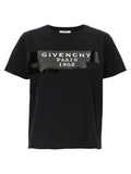 Camiseta negra de algodón Givenchy