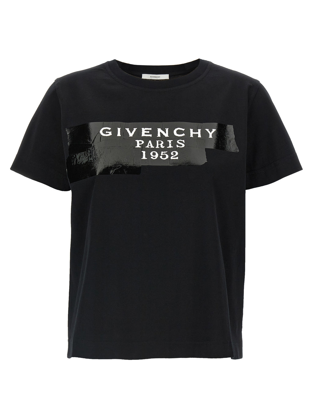 Camiseta negra de algodón Givenchy