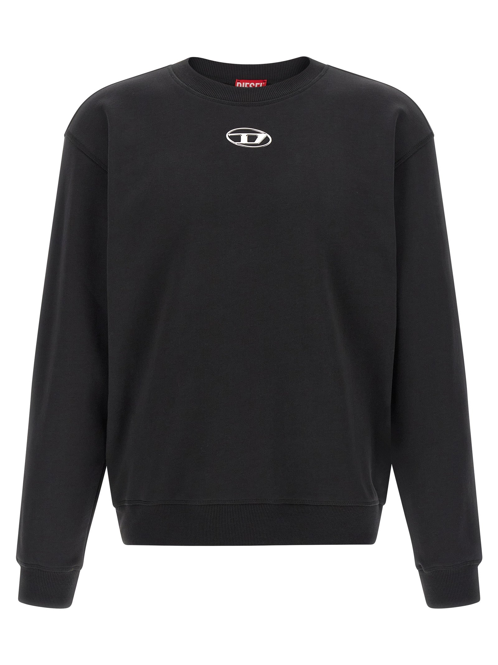 Sudadera Diesel de algodón negra