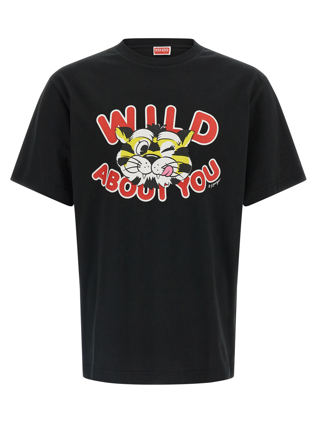 Camiseta Kenzo Negra de Algodón