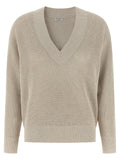 Cárdigan Brunello Cucinelli de algodón beige