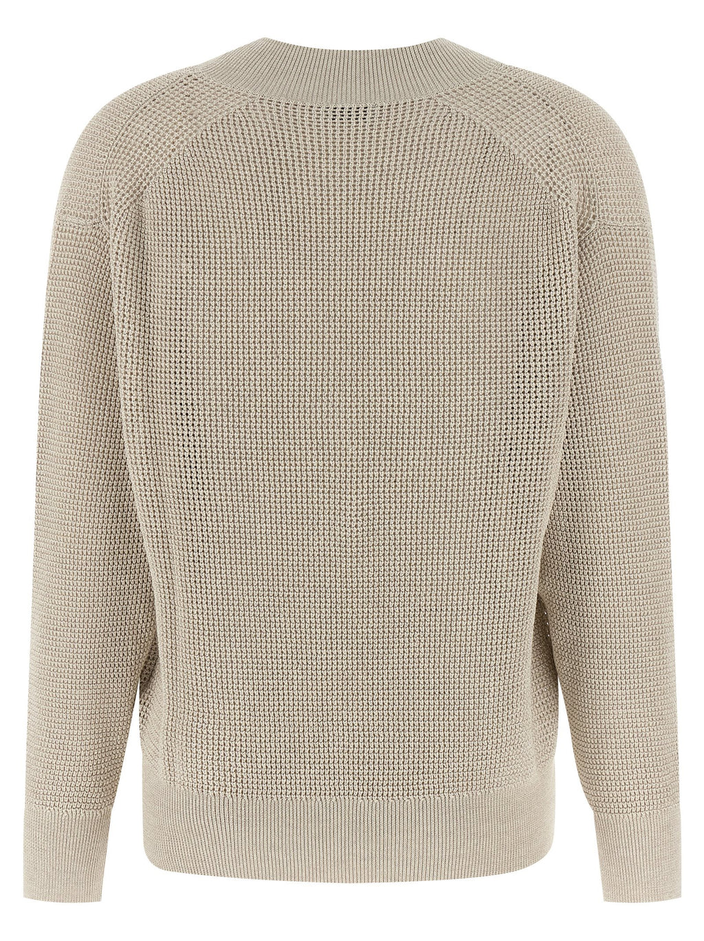 Cárdigan Brunello Cucinelli de algodón beige