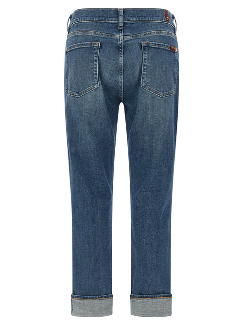 Vaqueros holgados de algodón azul 7 For All Mankind