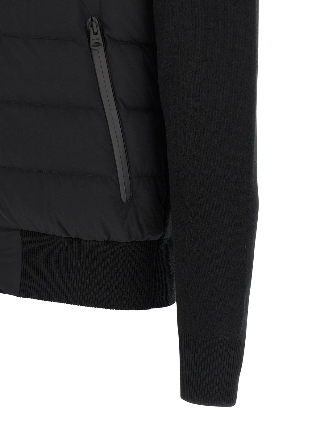 Mackage Blue Nylon Cardigan