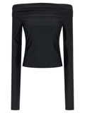 The Andamane Black Polyamide Tank Tops