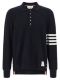 Polo de Algodón Azul Thom Browne