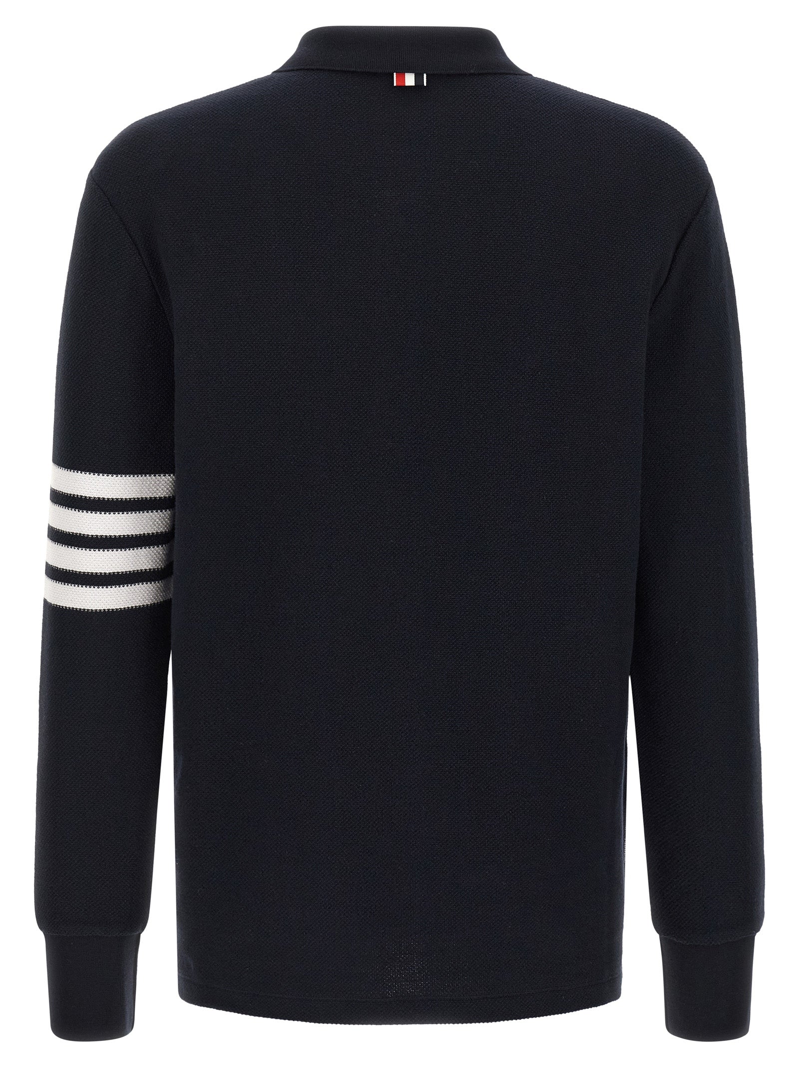 Polo de Algodón Azul Thom Browne