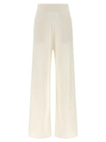 Max Mara Pantalones casuales de cachemir blancos