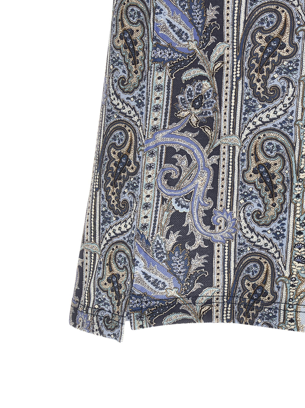 Polo de algodón azul Etro