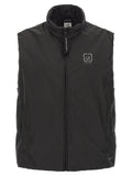C.P. Company Black Polyamide Sleeveless Jacket