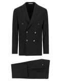 Pal Zileri Black Wool Two-Piece Suit