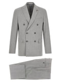 Pal Zileri Gray Polyester Two-Piece Suit
