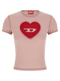 Camiseta de algodón multicolor Diesel