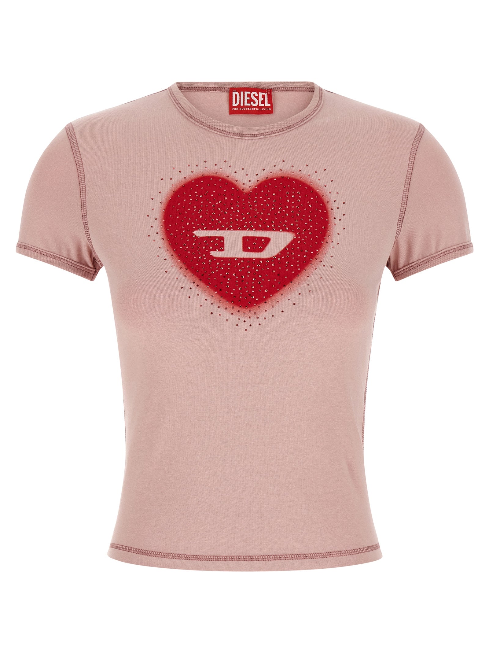 Camiseta de algodón multicolor Diesel