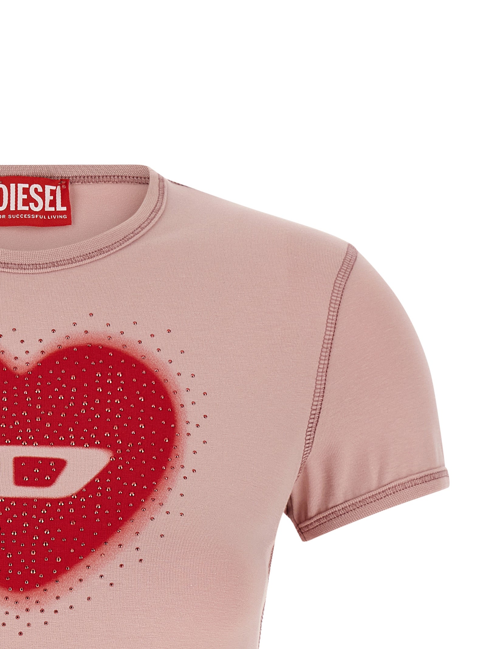 Camiseta de algodón multicolor Diesel