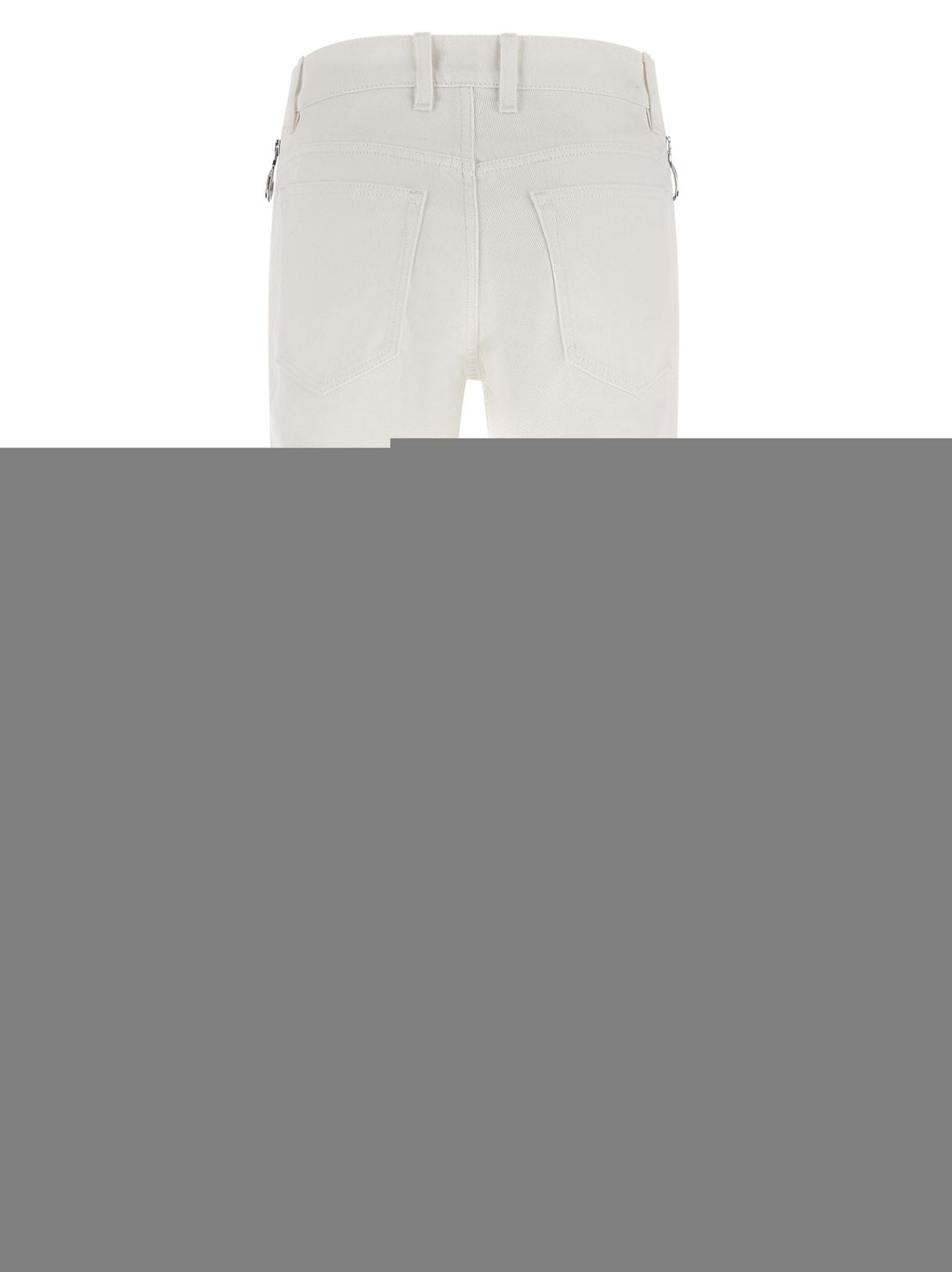 Paco Rabanne White Cotton Jeans Denim