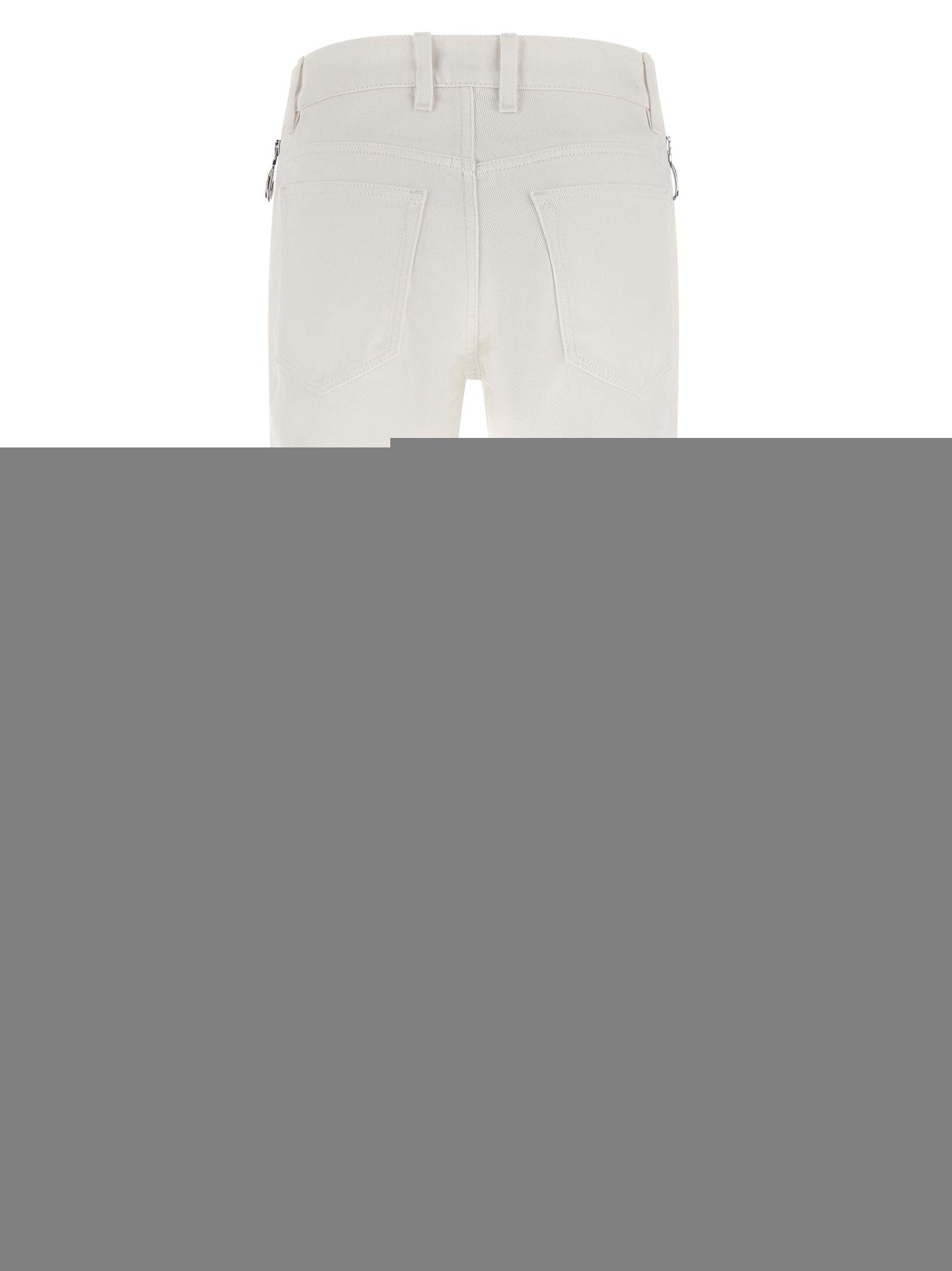 Paco Rabanne White Cotton Jeans Denim
