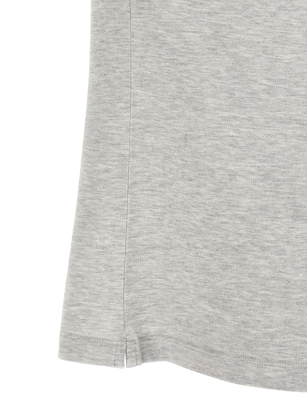Polo de algodón gris Brunello Cucinelli