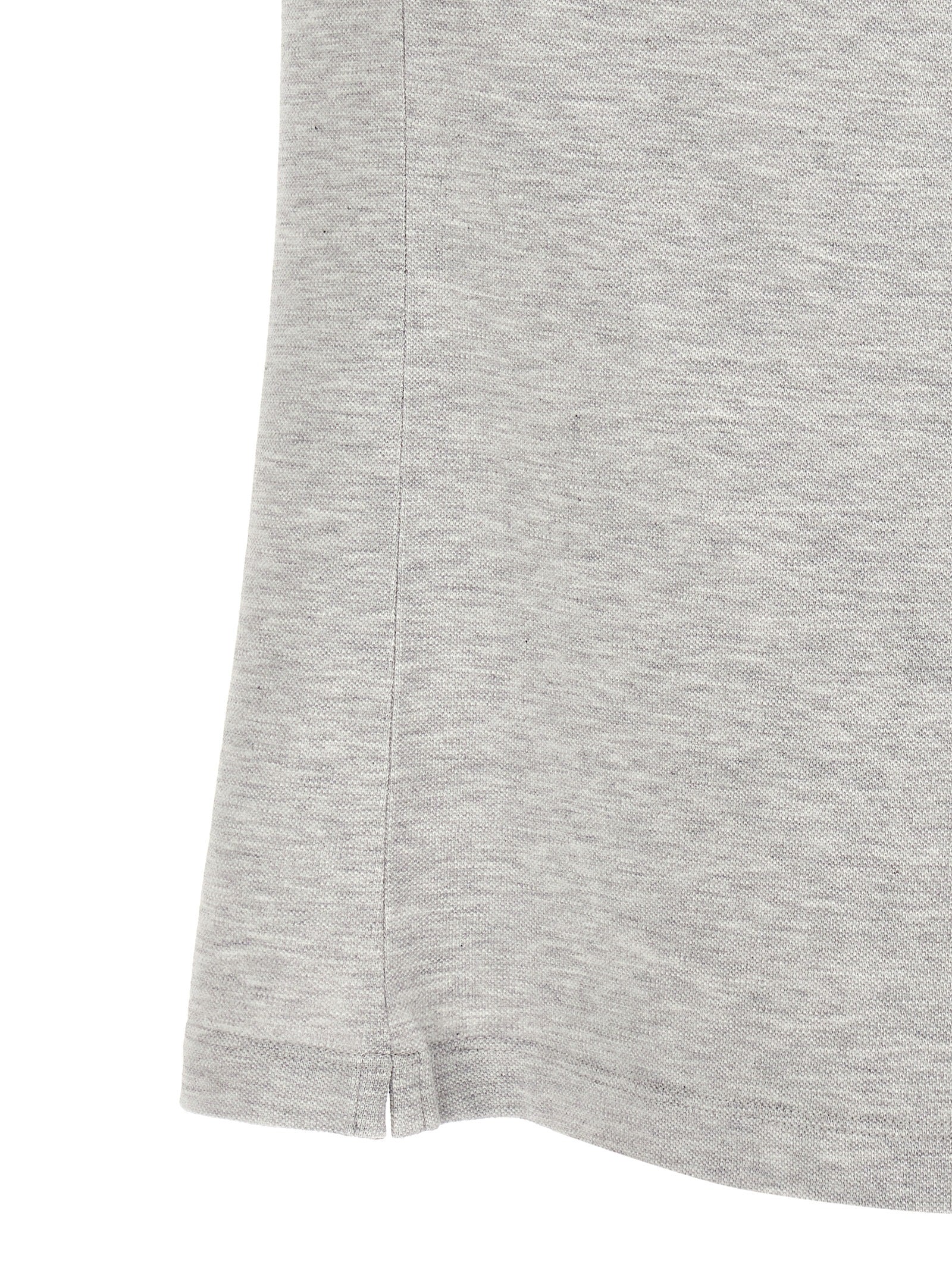 Polo de algodón gris Brunello Cucinelli