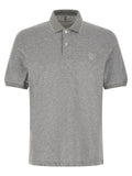 Polo de algodón gris Brunello Cucinelli