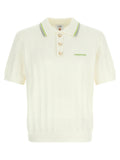 Camisa polo Casablanca de algodón blanco