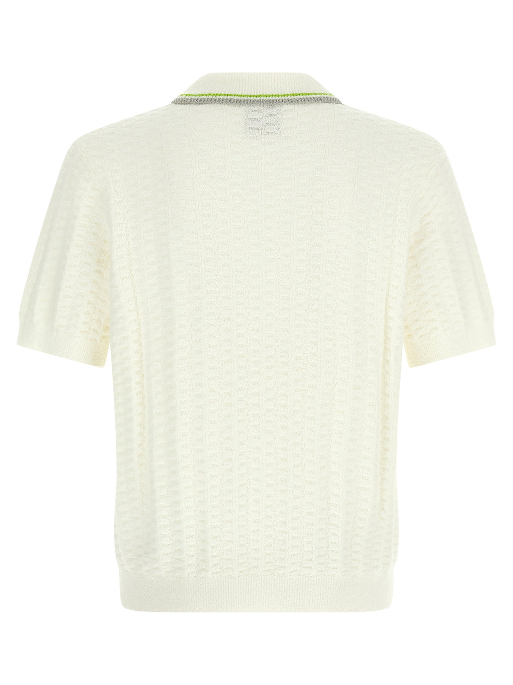 Camisa polo Casablanca de algodón blanco