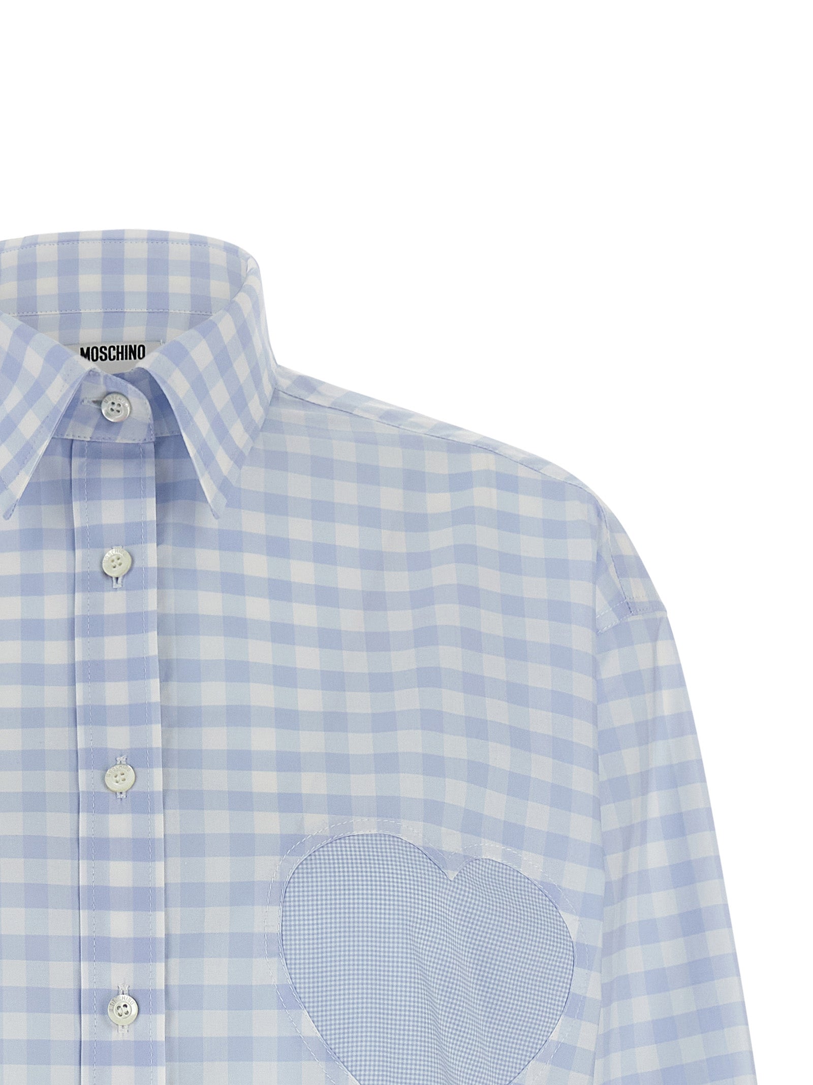 Blusa Moschino de algodón azul